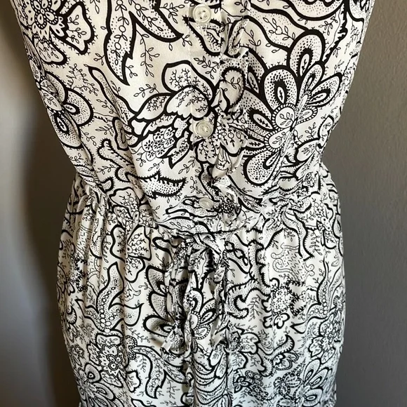 Who What Wear floral black white dress - Picture 5 of 11